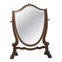 Antique Edwardian Mahogany Dressing Table Vanity Mirror