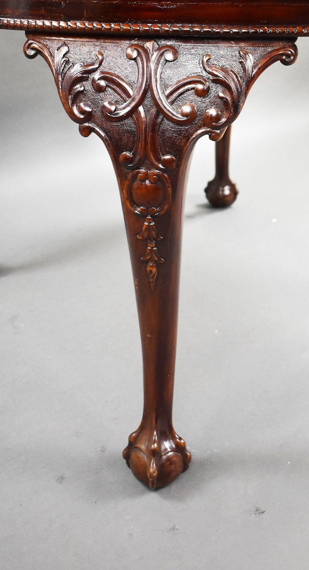 Ancienne table à tambour en acajou de l'époque édouardienne Bon état - En vente à Chelmsford, Essex