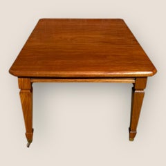 Antique Edwardian Mahogany Extending Dining Table with Extra Leaf