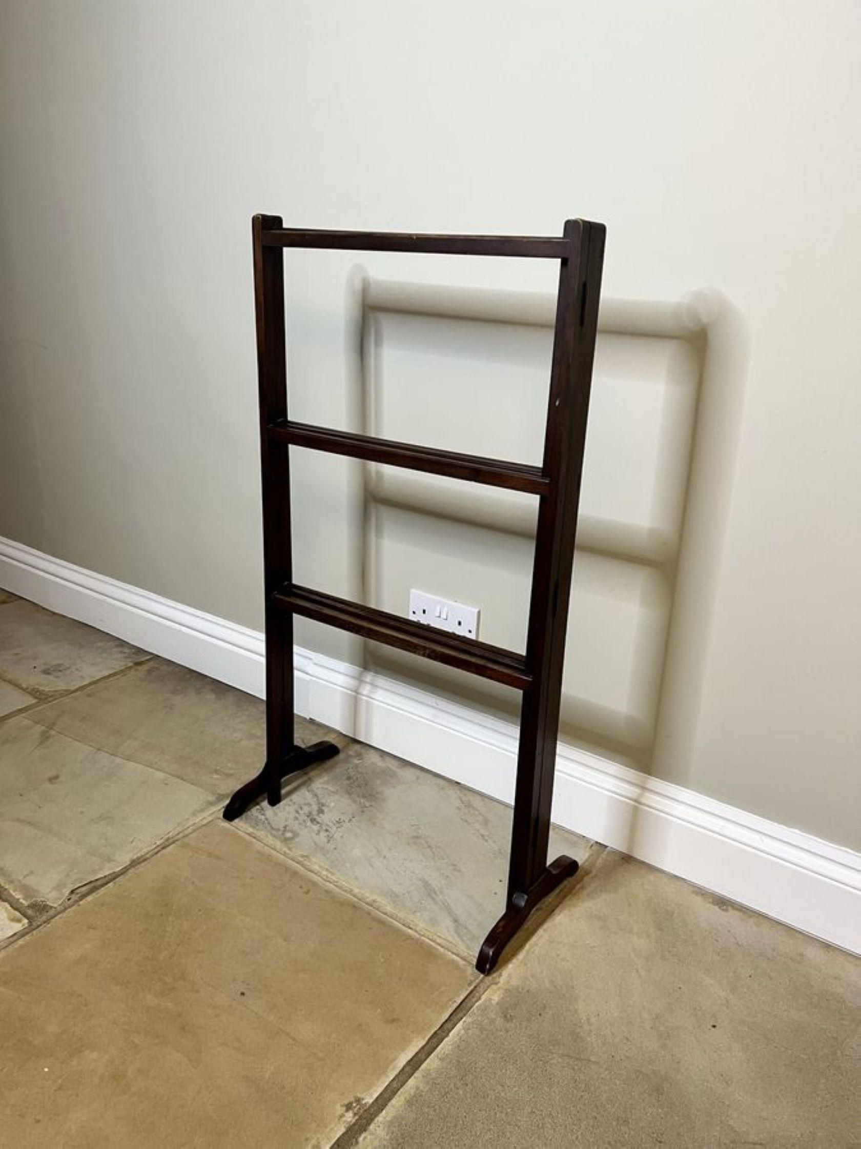 20th Century Antique Edwardian mahogany folding clothes airer  For Sale