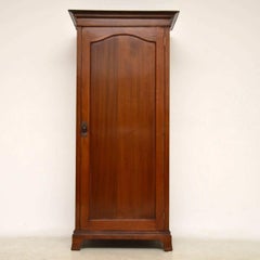 Antique Edwardian Mahogany Hall Cupboard/Wardrobe