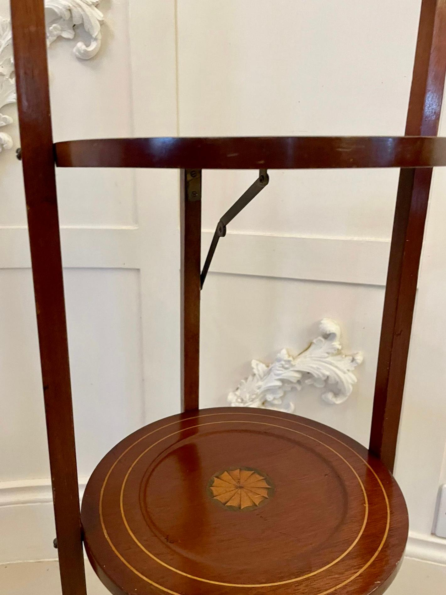 antique three tier cake stand