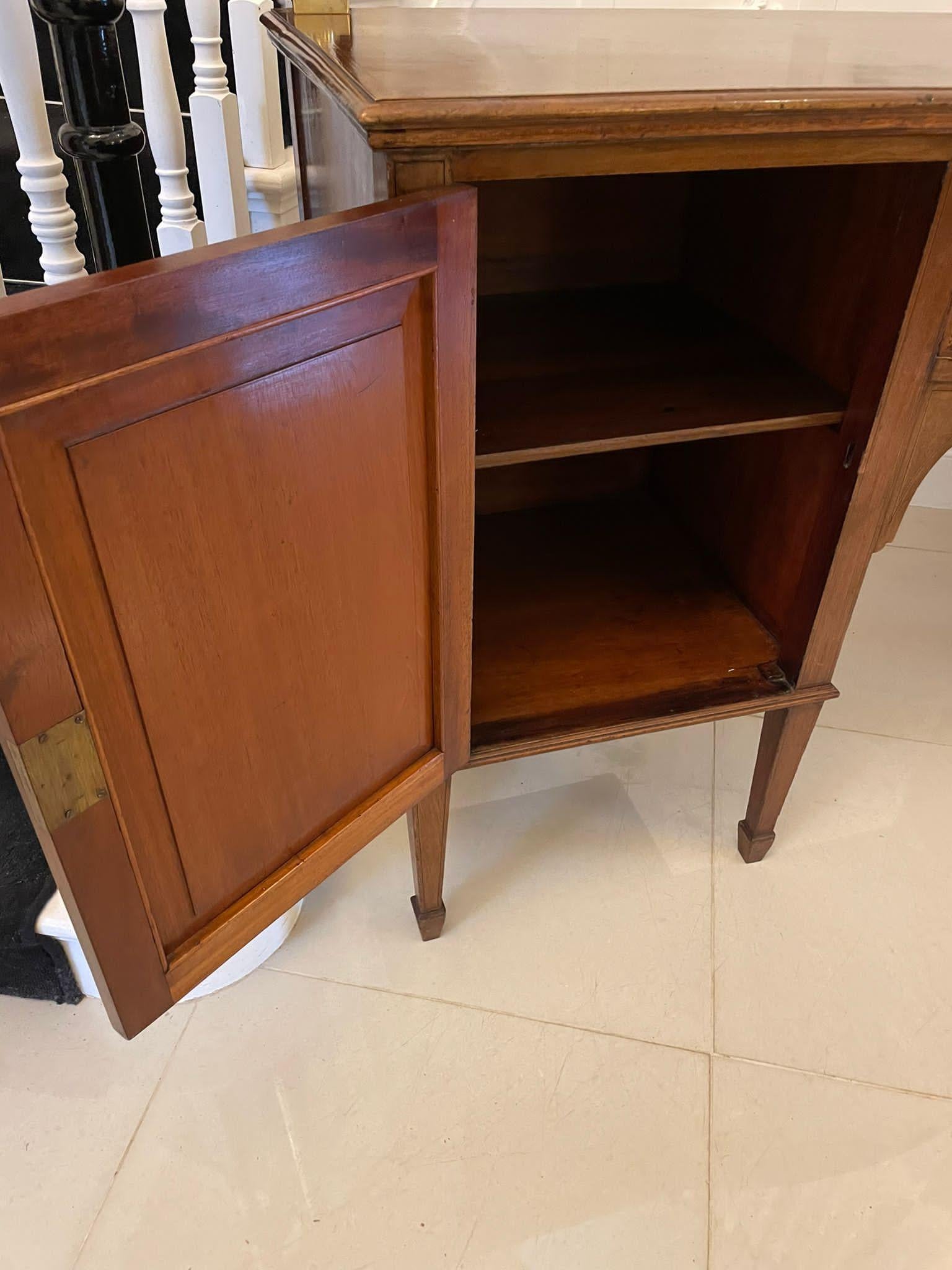 Other Antique Edwardian Mahogany Inlaid Sideboard by Hamptons and Sons For Sale