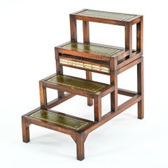 Antique Edwardian Mahogany Metamorphic Library Step Table