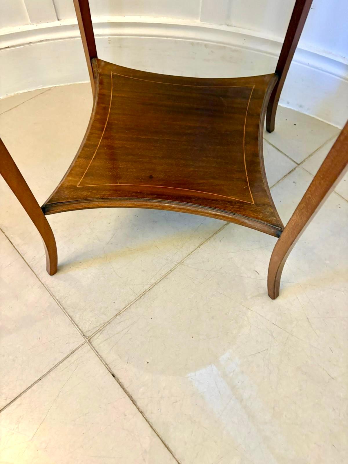 Antique Edwardian Mahogany Occasional / Lamp Table For Sale 2