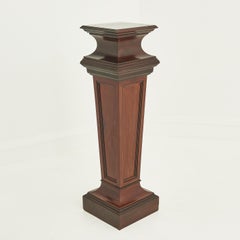 Antique Edwardian Mahogany Pedestal Stand