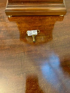 Antique Edwardian Mahogany Striking Mantel Clock