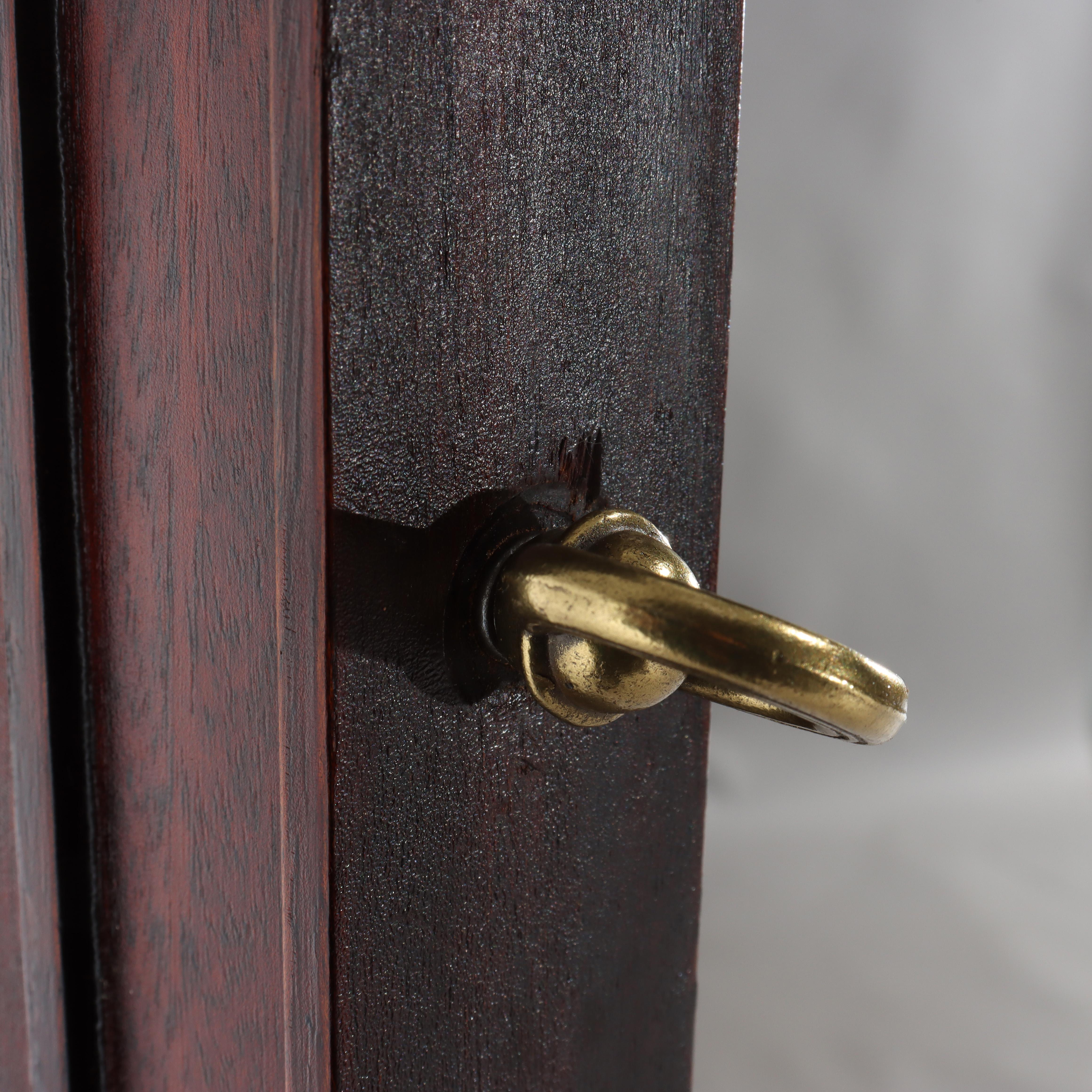 Antique Edwardian Neoclassical Carved Mahogany Dressing Mirror c1910 en vente 6