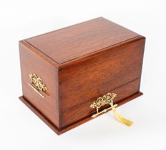 Antique Edwardian Oak stationery cabinet Early 20th Century