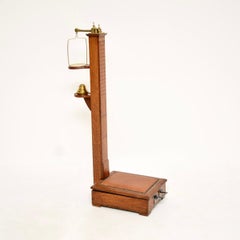 Antique Edwardian Oak Weighing Scales