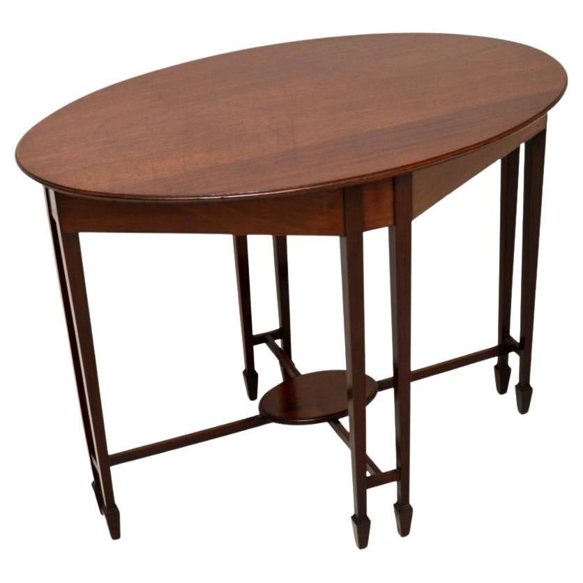 Antiker Edwardianischer Beistelltisch