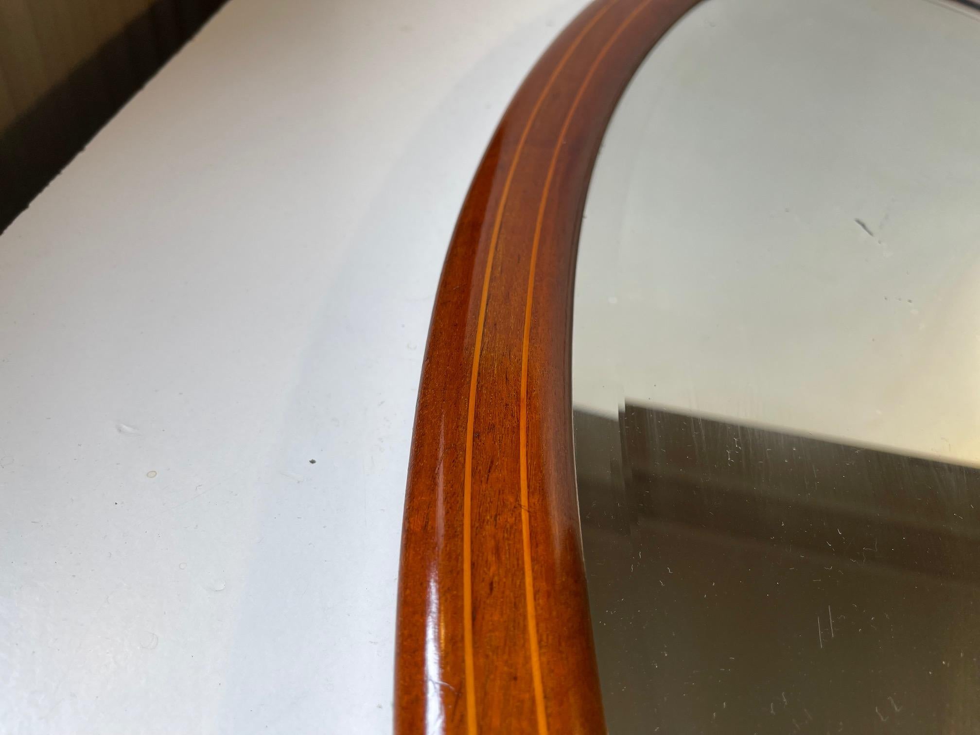 small oval mirror