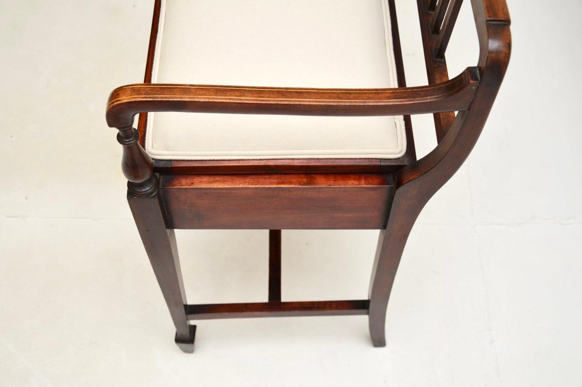 Antique Edwardian Piano Stool 5