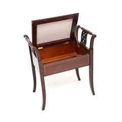 Antique Edwardian Piano Stool