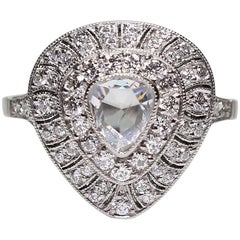 Estate Platinum 1.62 Carat Diamond Ring