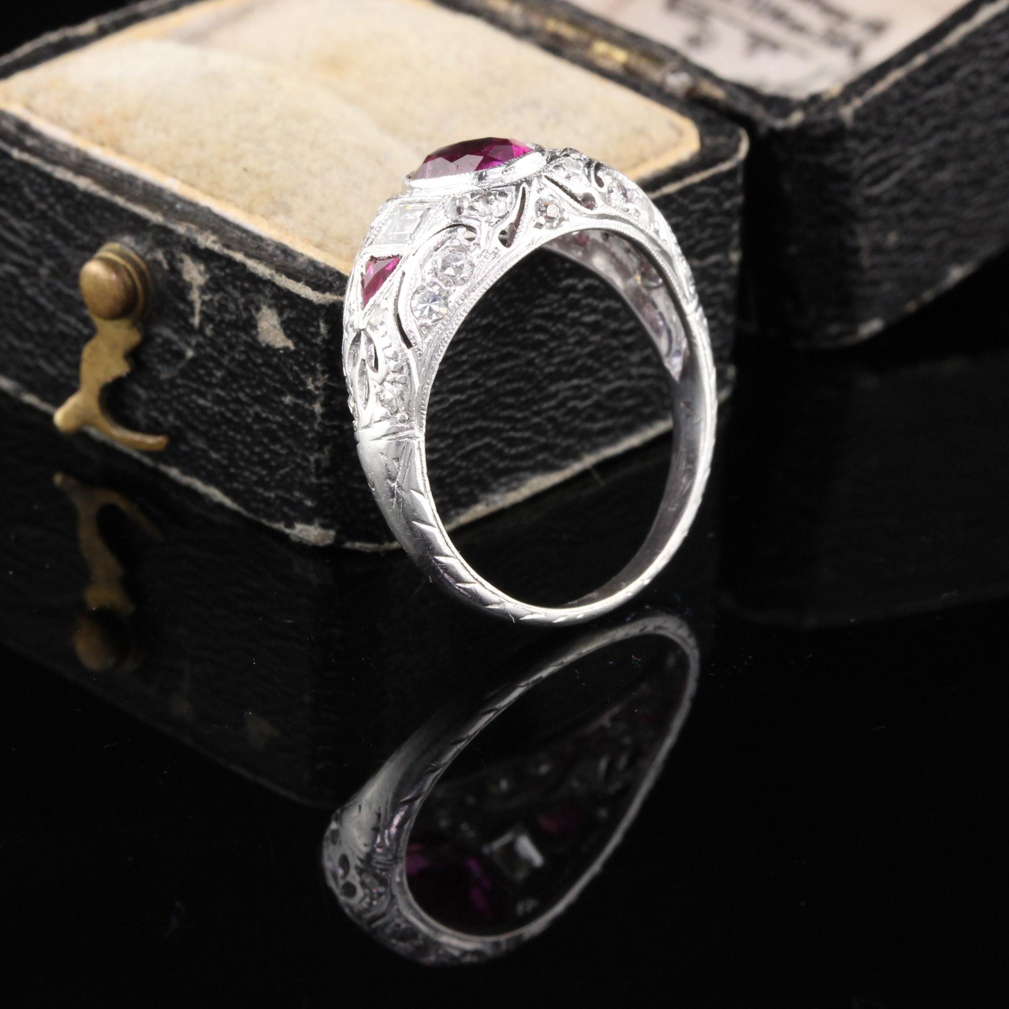 antique non diamond engagement rings
