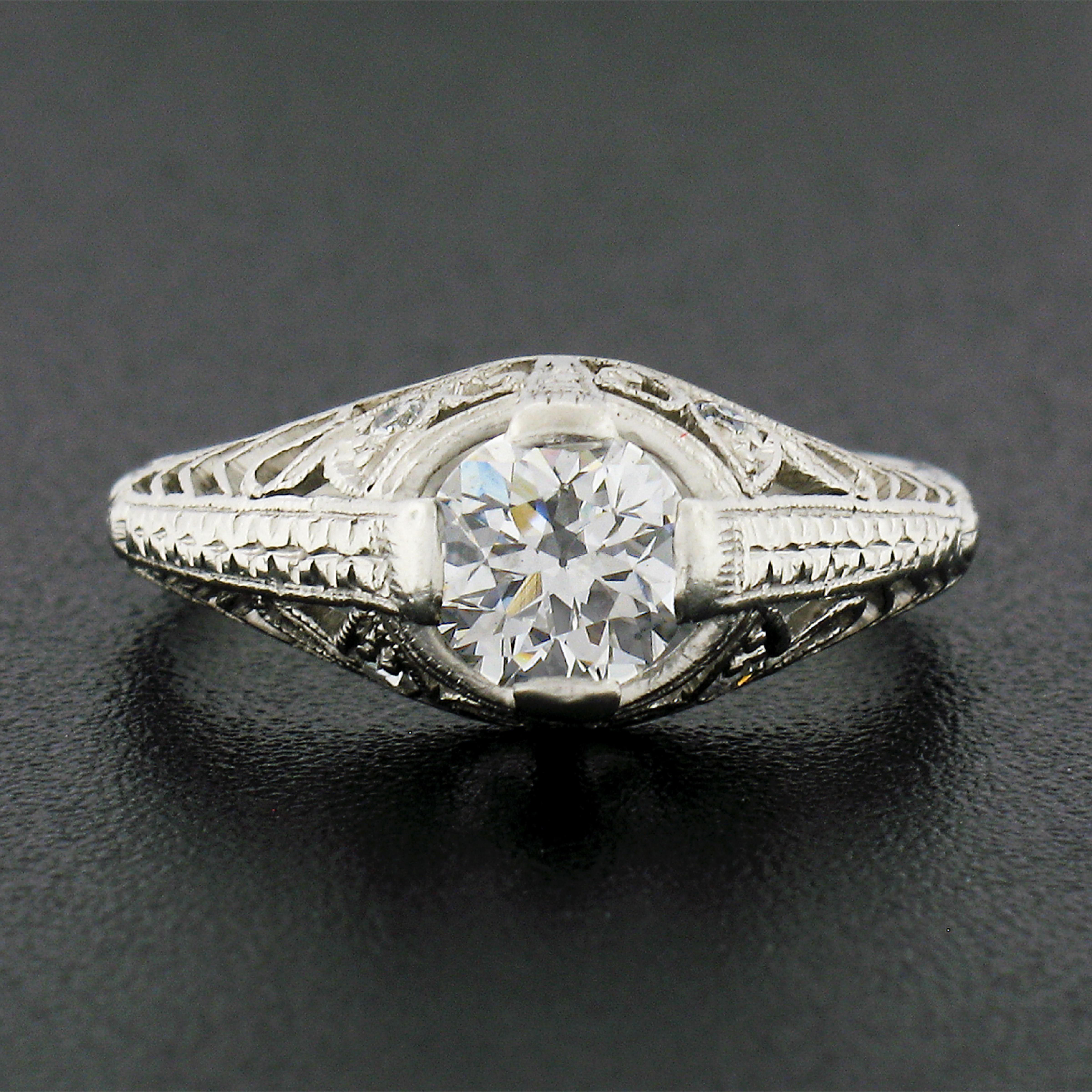 edwardian solitaire engagement rings