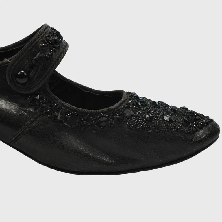 black beaded dress shoes Vintage A'MANO Shoes Womens Size 5 Black Beaded Formal Event Dressy Party