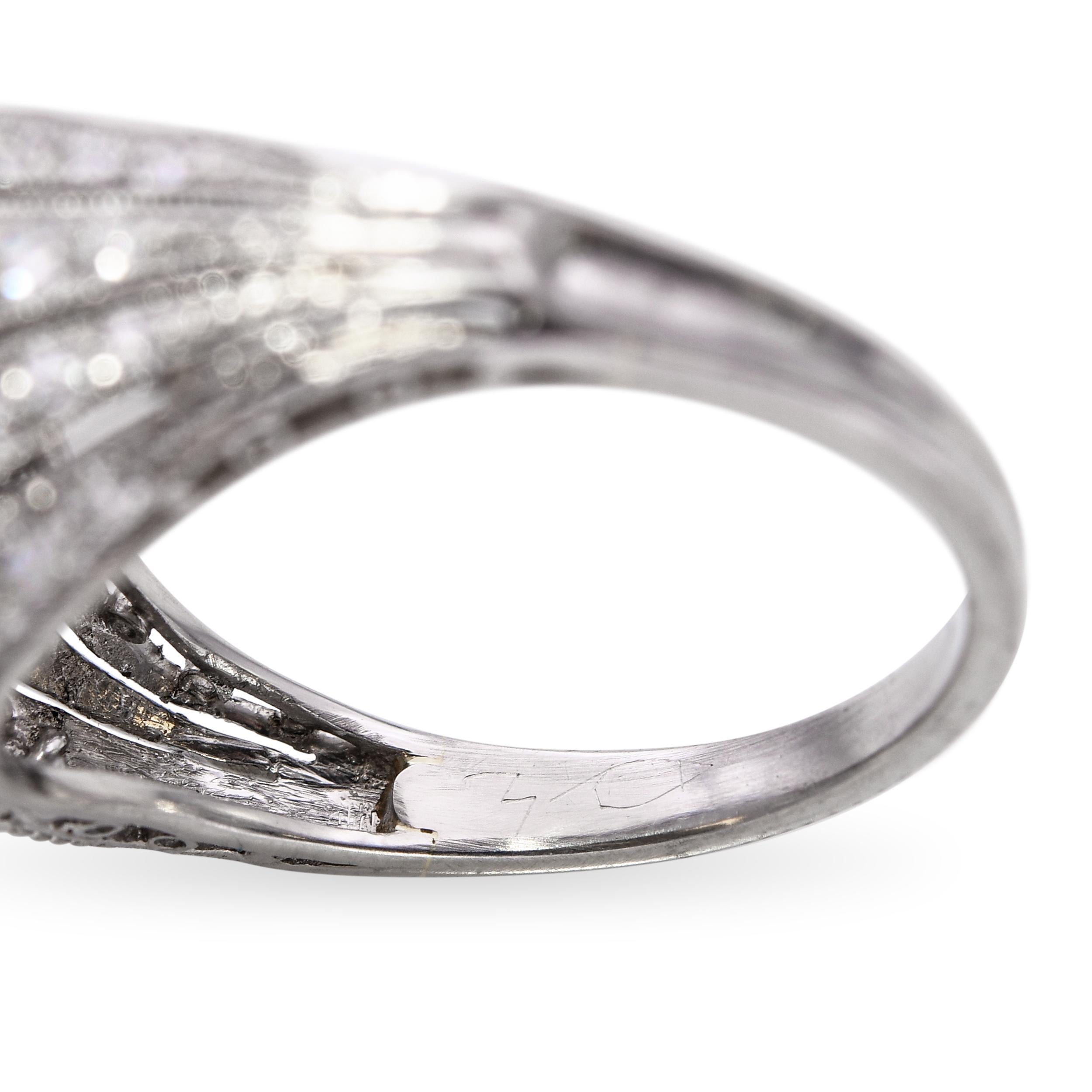 Anello antico edoardiano con zaffiro viola a stella e diamanti in filigrana in vendita 1