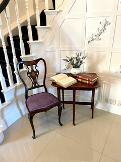 Antique Edwardian Quality Inlaid Mahogany Sutherland Table