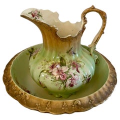 Antique Edwardian Quality Jug and Bowl Set