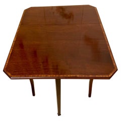 Antique Edwardian Quality Mahogany Inlaid Sutherland/Side Table
