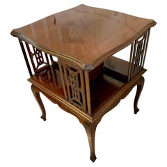 Antique Edwardian Quality Mahogany Revolving Bookcase