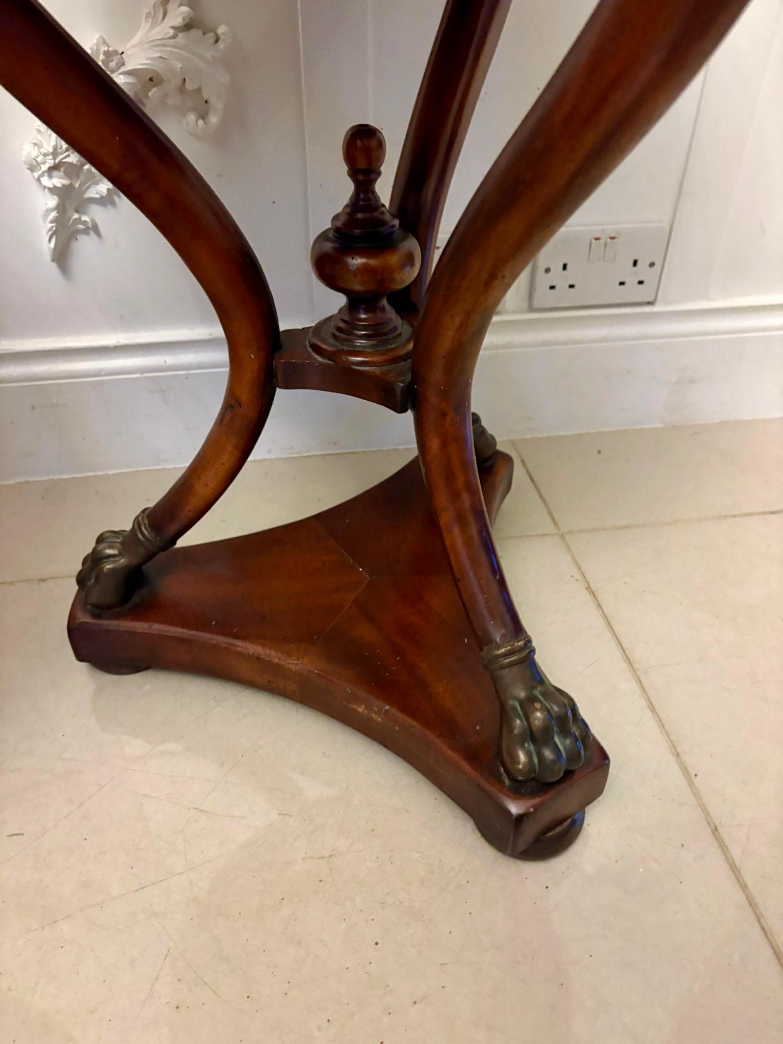 Antique Edwardian Quality Pair of French Marble-Top Gueridon Side / Lamp Tables Bon état - En vente à Suffolk, GB