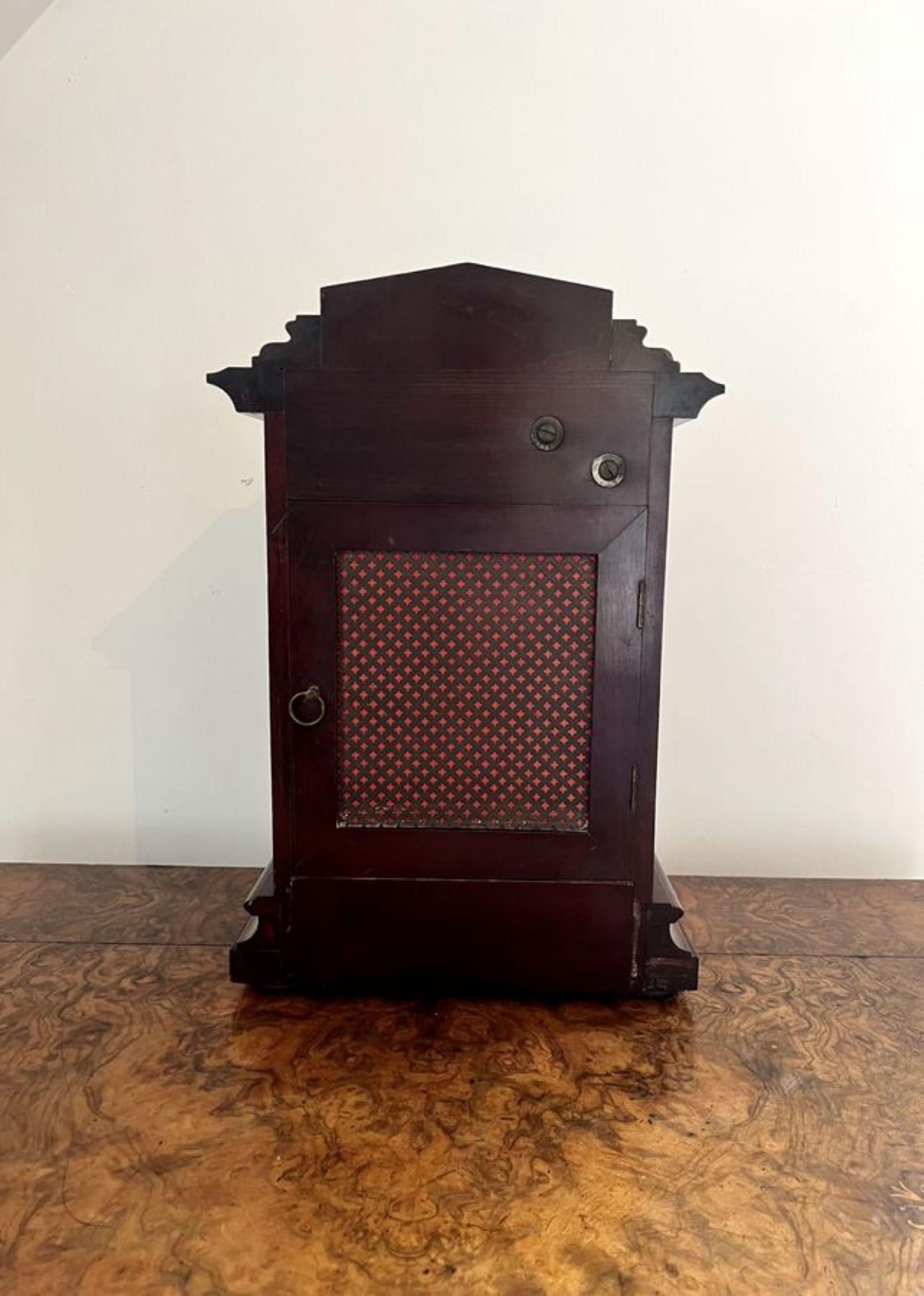 20th Century Antique Edwardian quality rosewood inlaid chiming 8 day mantle clock  For Sale