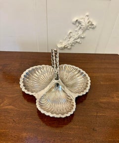 Antique Edwardian Quality Silver Plated Serving Dish by Mappin & Webb