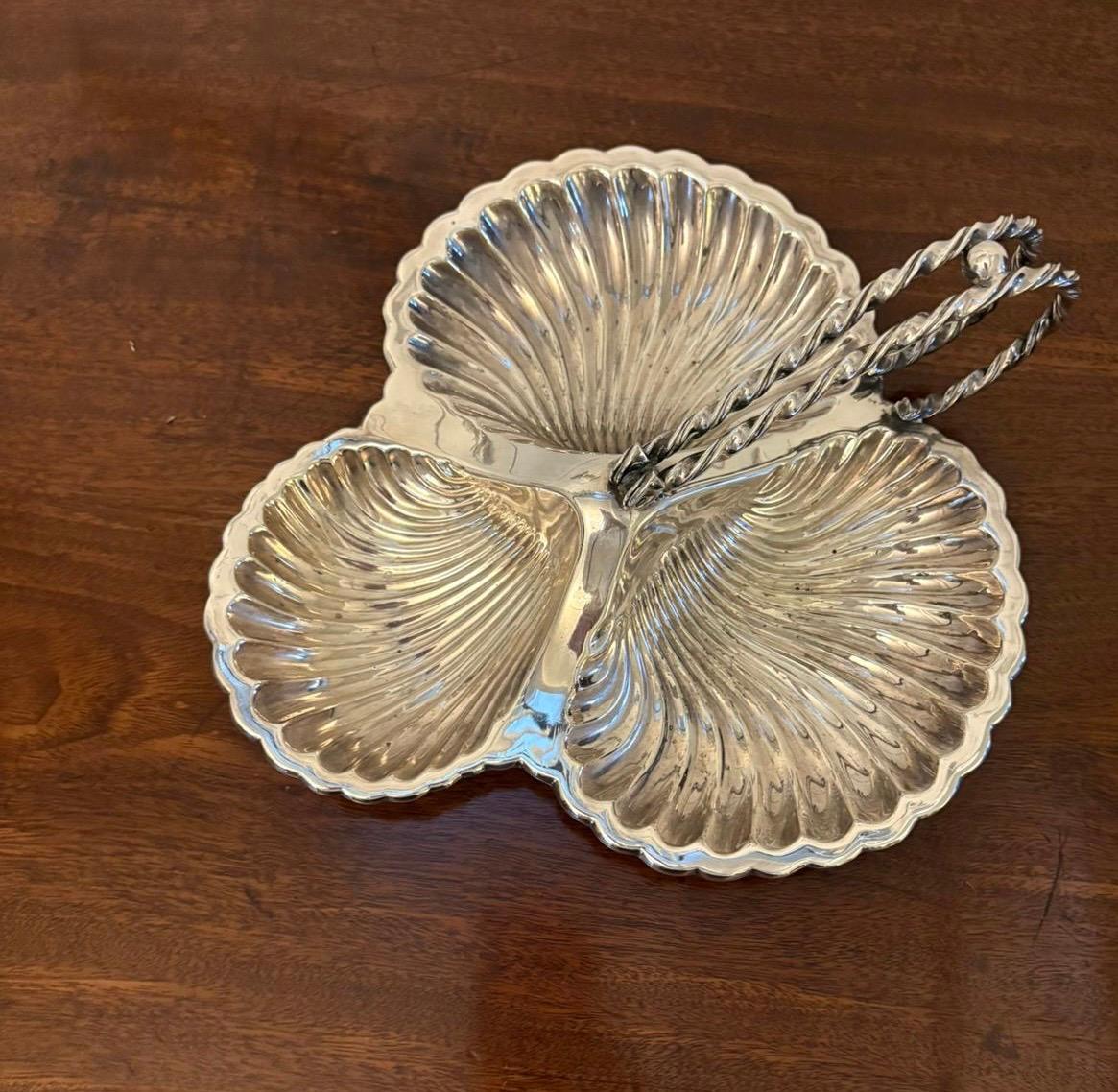 Antike versilberte Servierschale in edwardianischer Qualität von Mappin & Webb (Versilberung) im Angebot