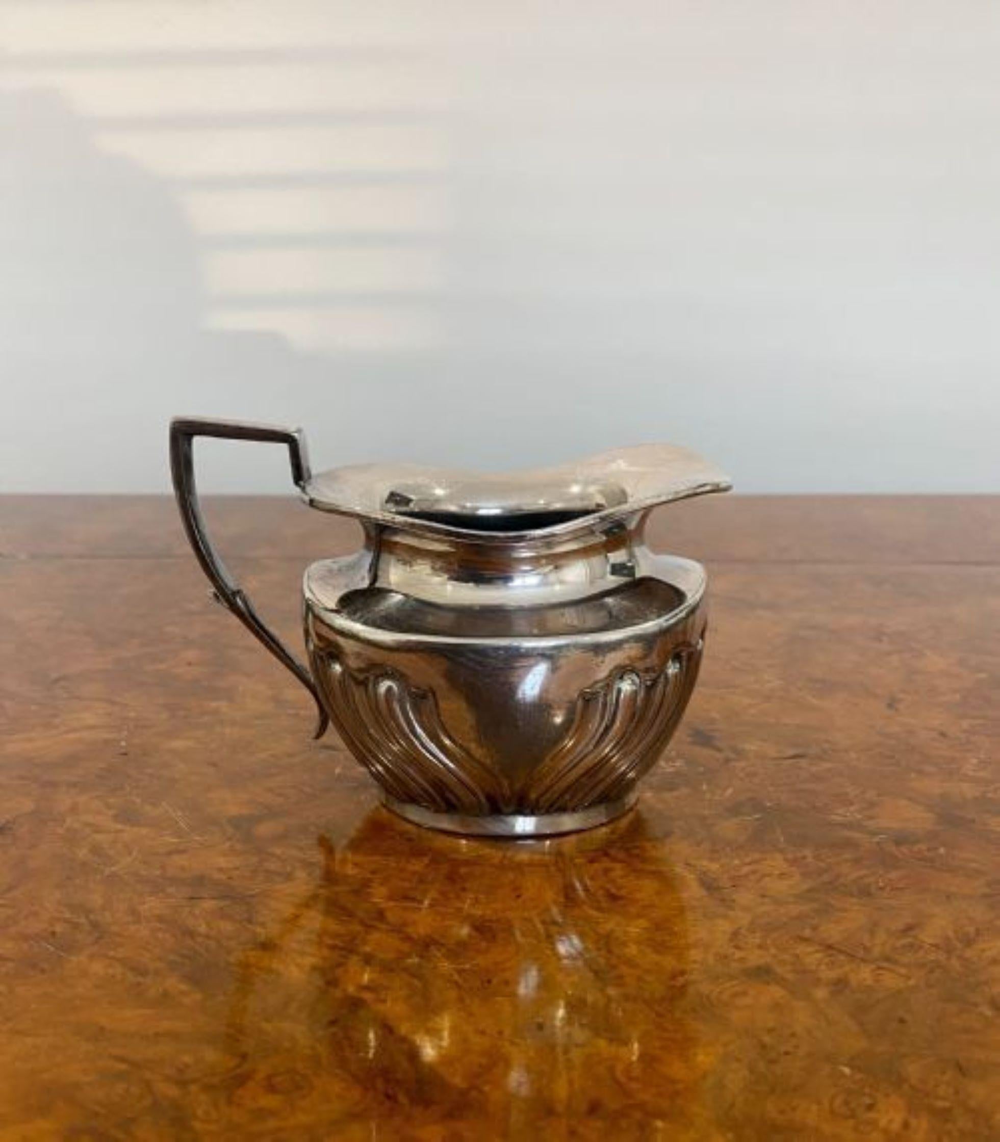 Antique Edwardian Quality Silver Plated Tea Set For Sale 1