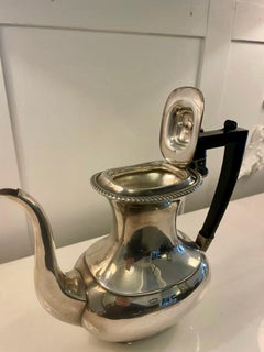 Antique Edwardian Quality Silver Plated Three Part Tea Set