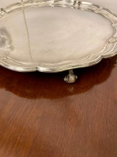 Antique Edwardian Quality Silver Plated Tray