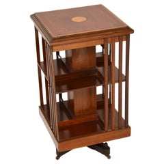 Antique Edwardian Revolving Bookcase