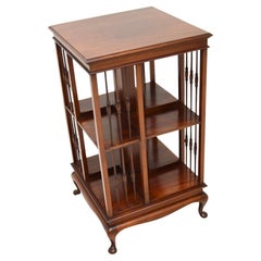 Antique Edwardian Revolving Bookcase