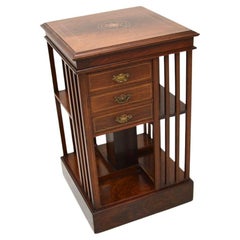 Antique Edwardian Revolving Bookcase