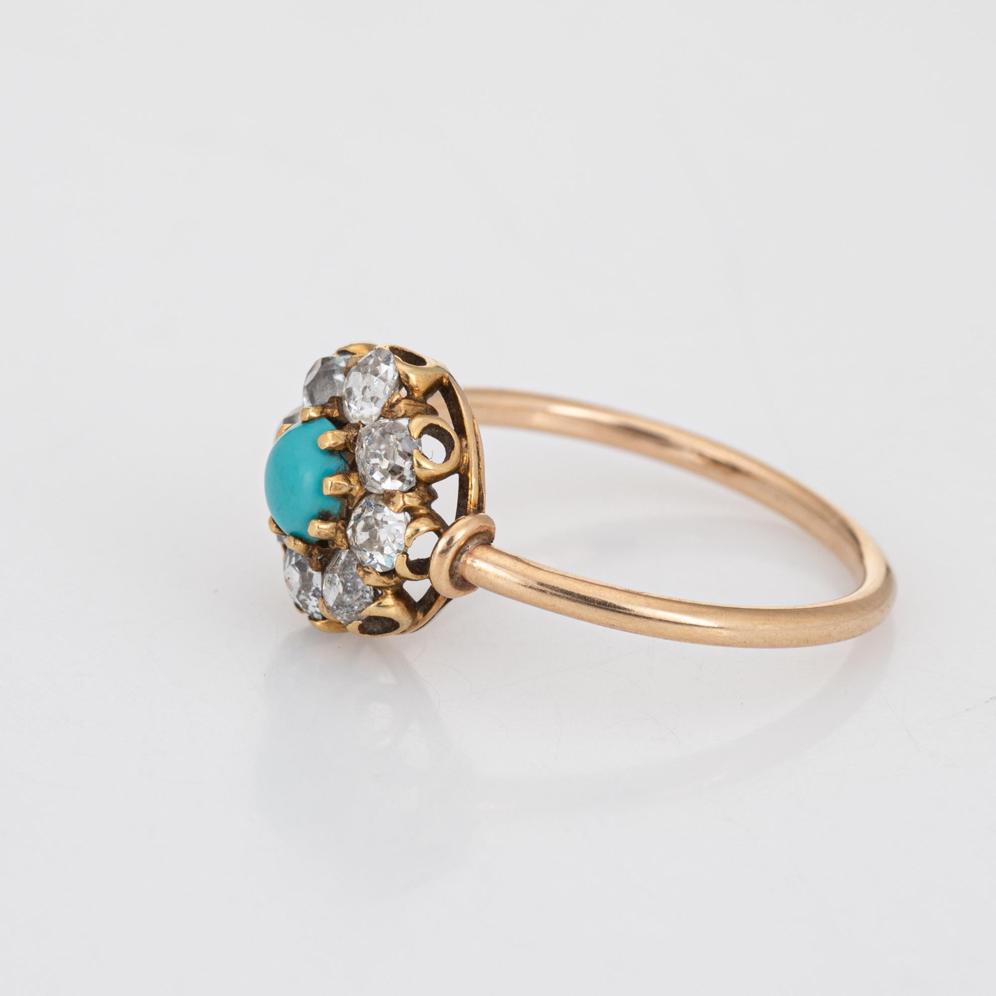 vintage turquoise engagement rings