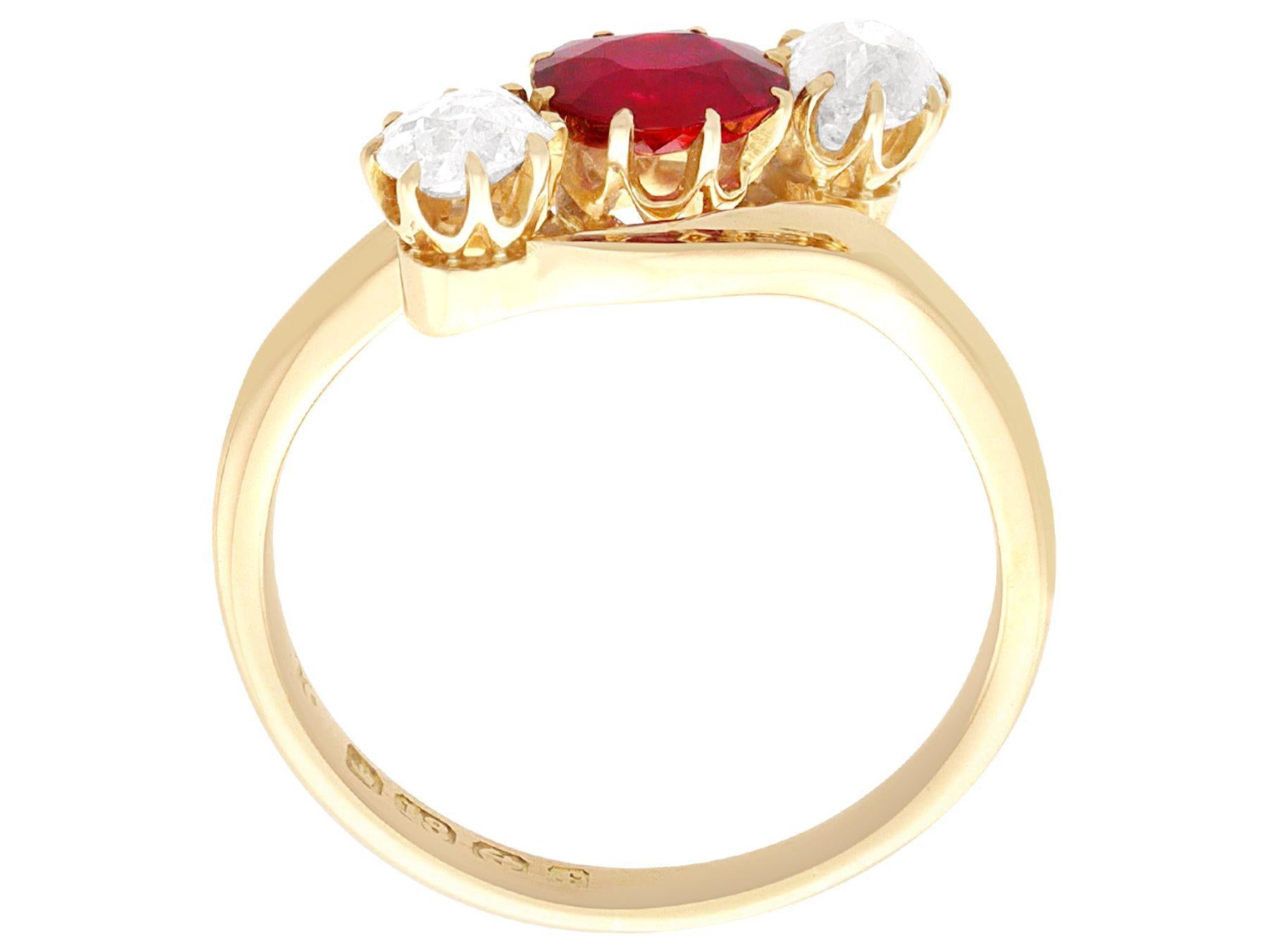 edwardian ruby ring