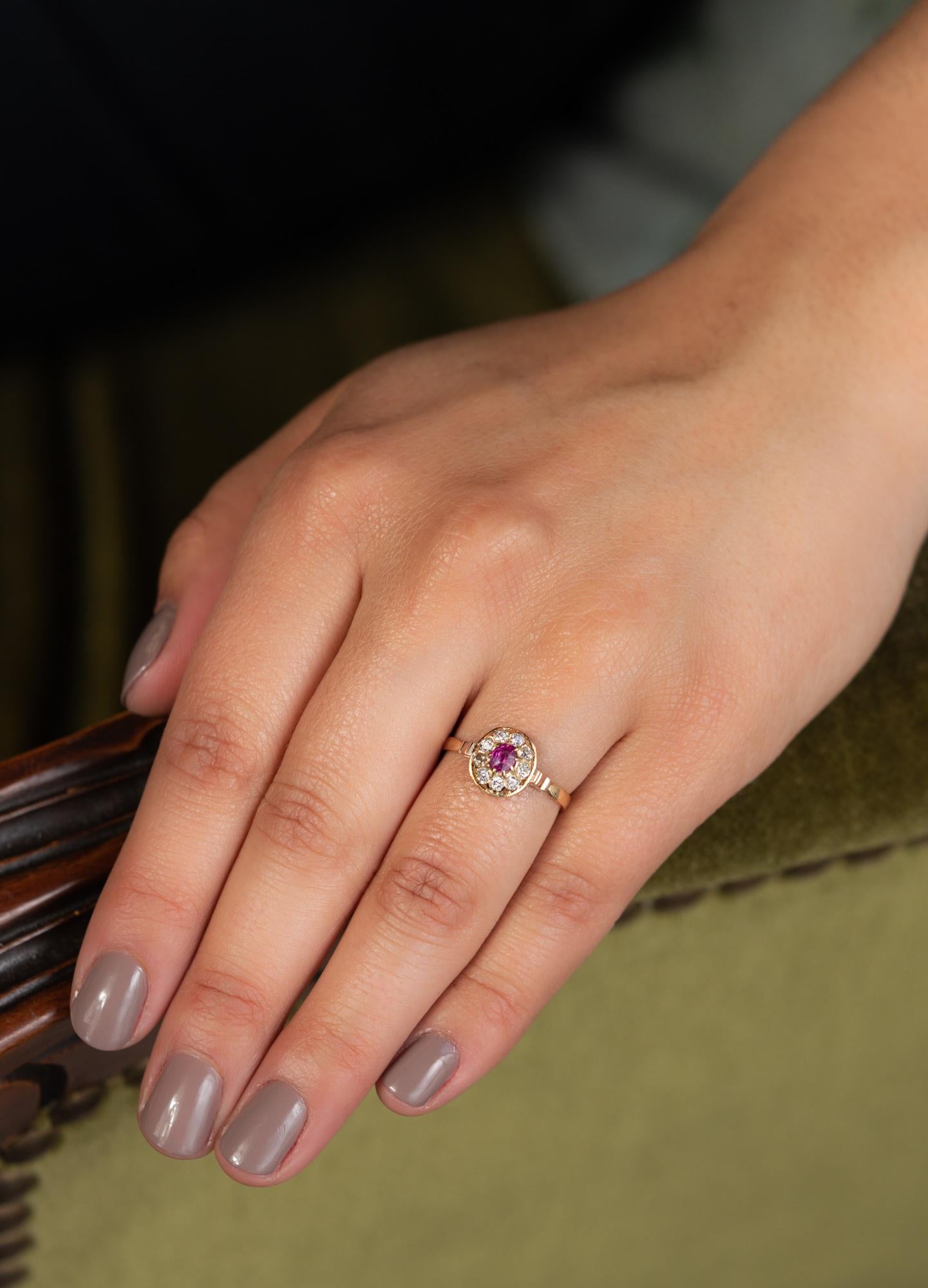 edwardian ruby ring