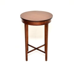Antique Edwardian Satin Wood Occasional Side Table