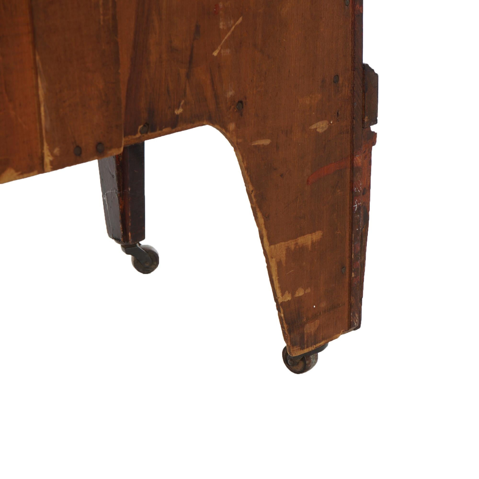 Antique Edwardian Satinwood Inlaid Mahogany Two-Door Bookcase C1910 9