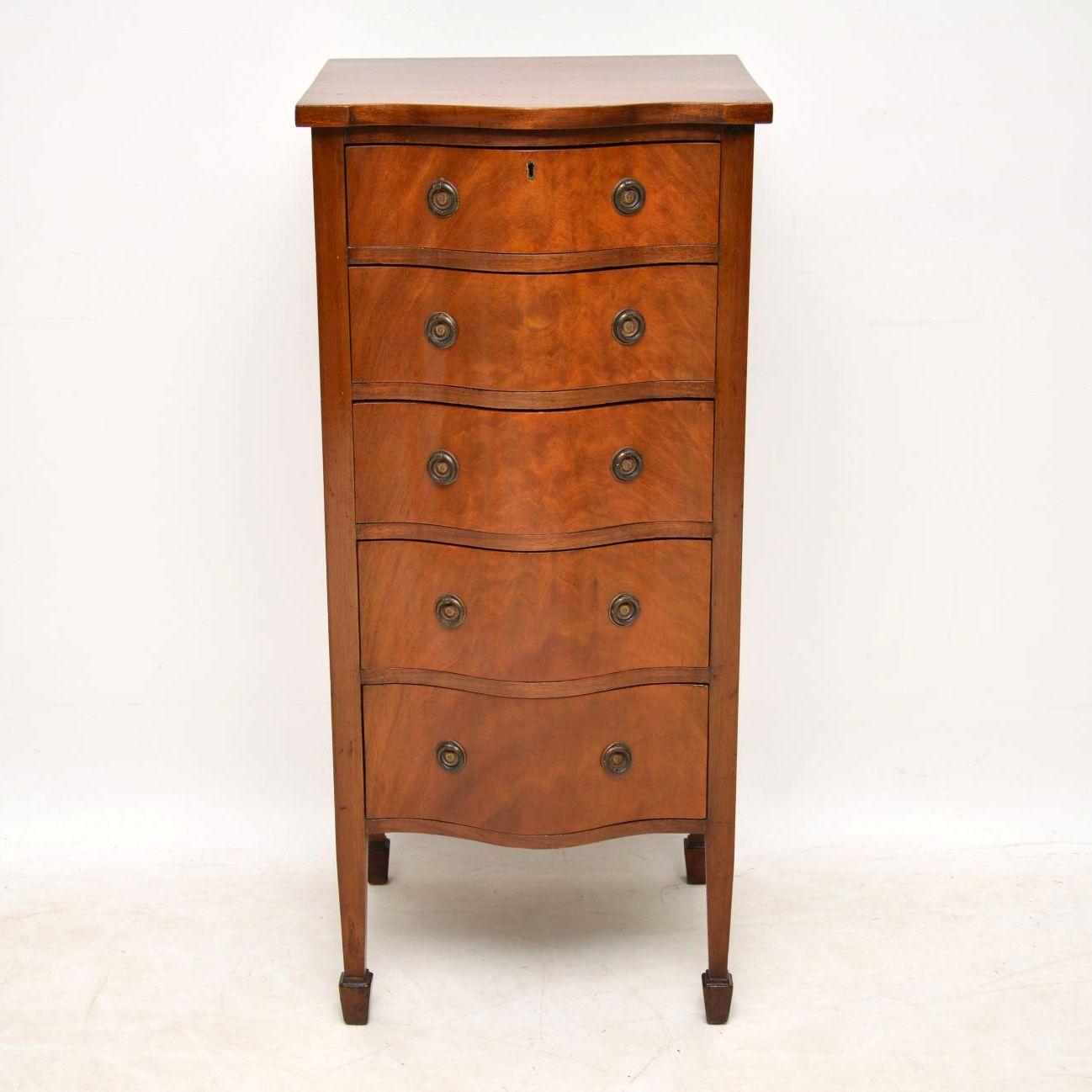 edwardian mahogany chest of drawers