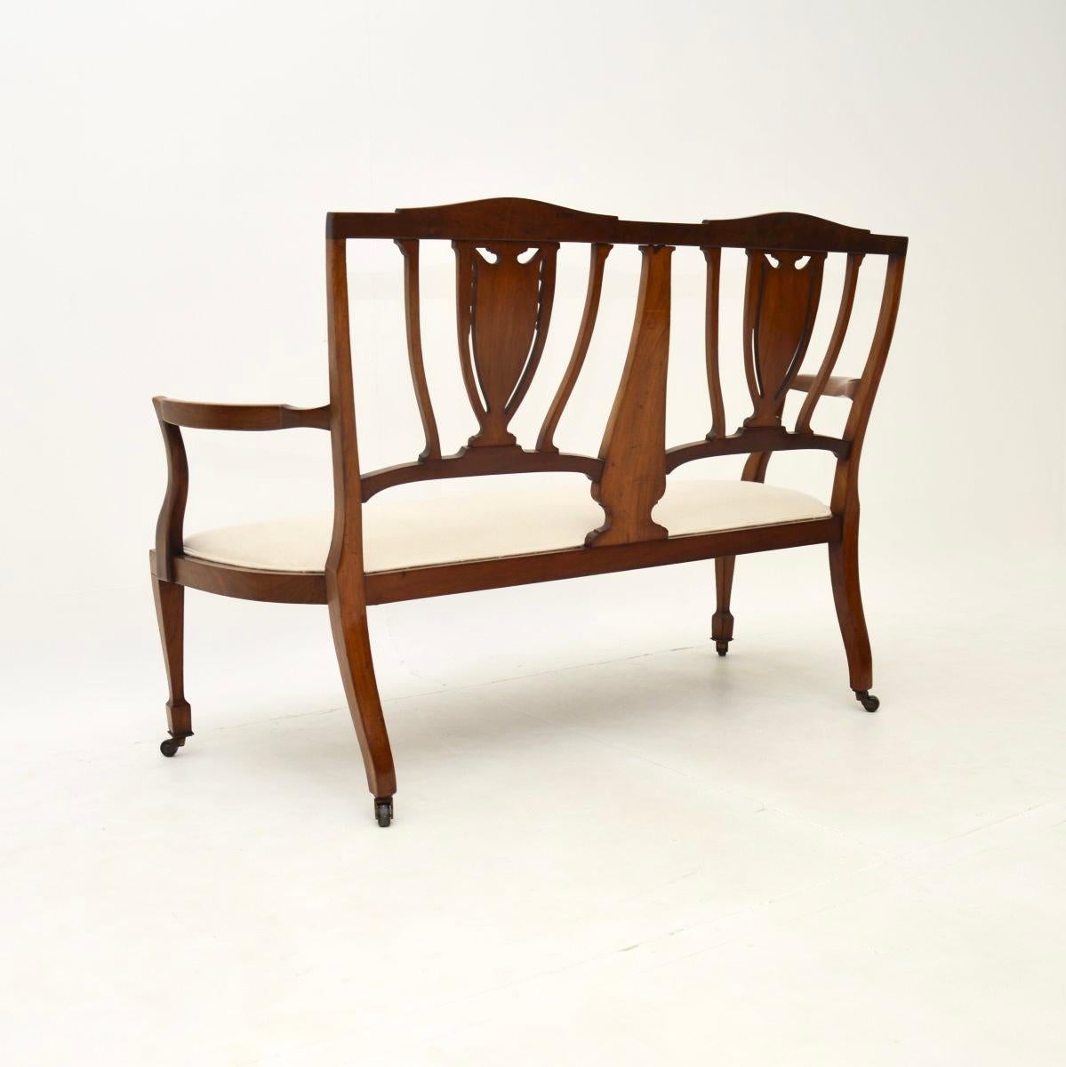 Ancienne banquette Edwardienne Bon état - En vente à London, GB