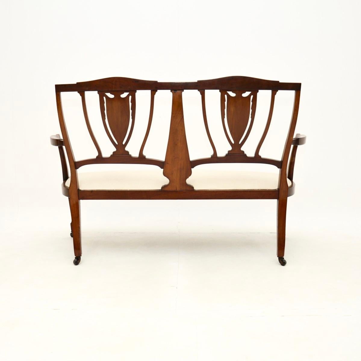 Début du 20ème siècle Ancienne banquette Edwardienne en vente