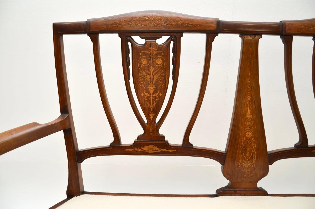 Tissu Ancienne banquette Edwardienne en vente