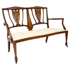 Ancienne banquette Edwardienne