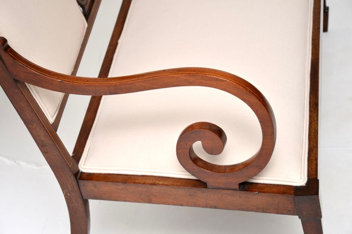 Canapé ancien de style édouardien en vente 2