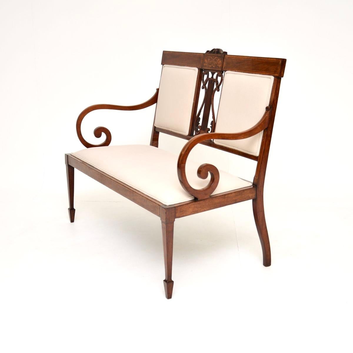 Britannique Canapé ancien de style édouardien en vente