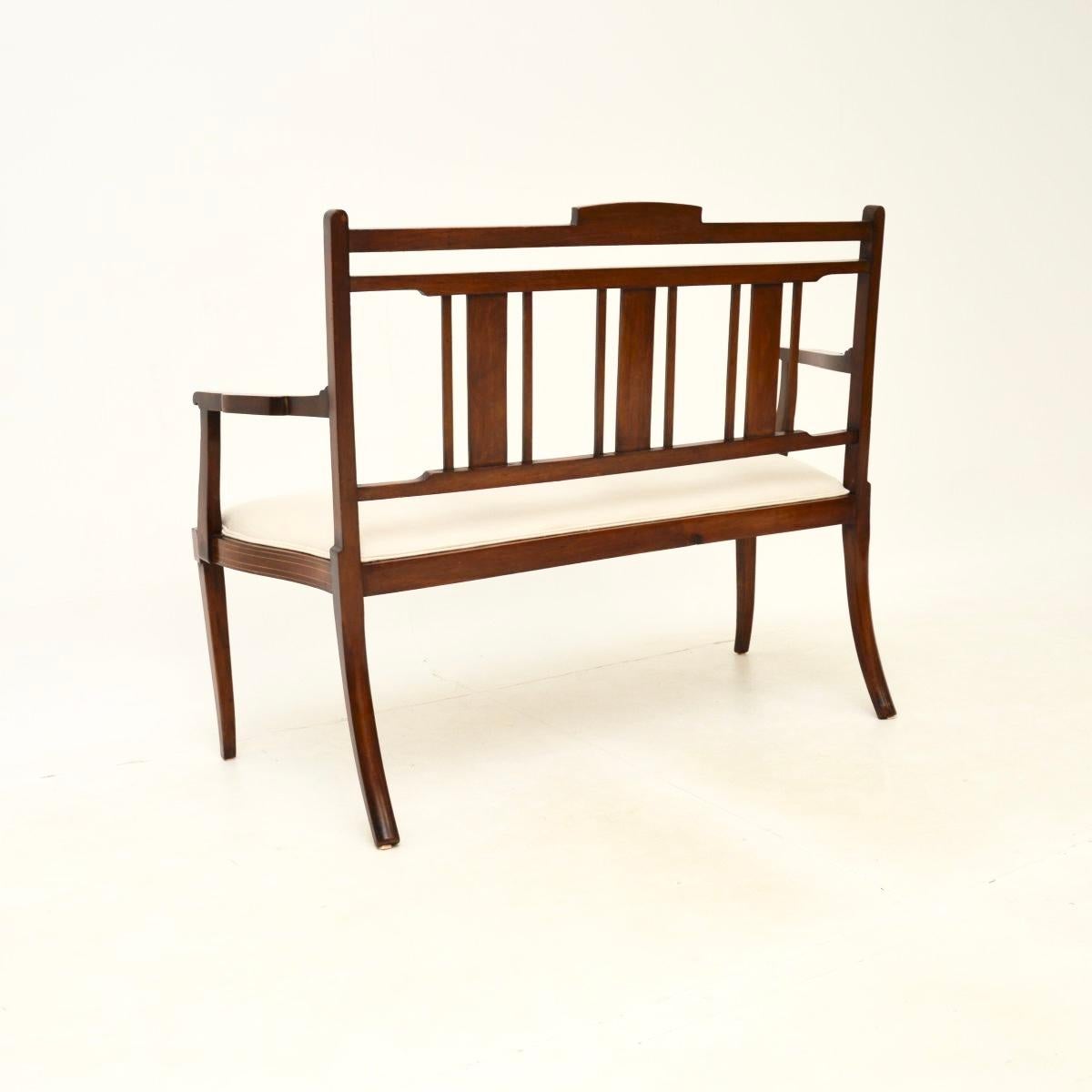 Early 20th Century Antique Edwardian Settee
